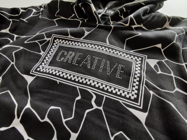 Hoodie Creative schwarz